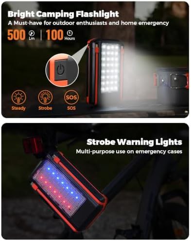 Portable solar charger with three panels — photo 3