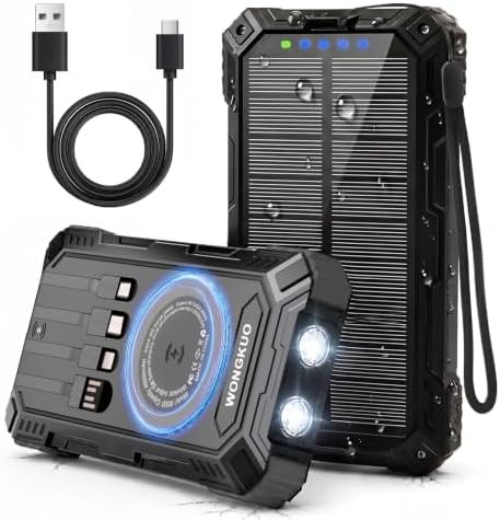 Large capacity solar charger power bank