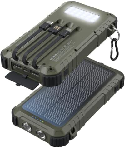 High capacity solar charger for travel