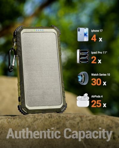 High capacity solar charger for travel — photo 4