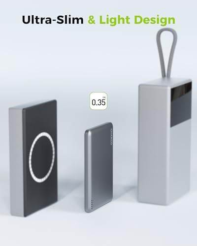 Slim magnetic power bank for MagSafe — photo 2