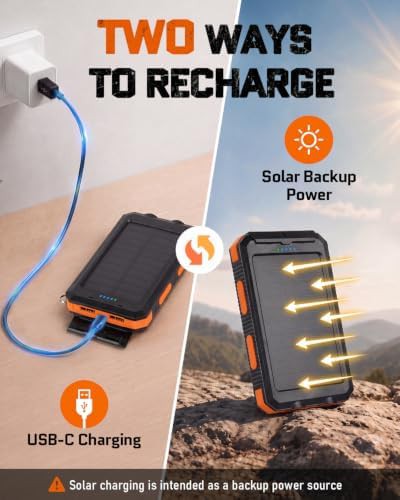 Solar power bank with fast charging — photo 3
