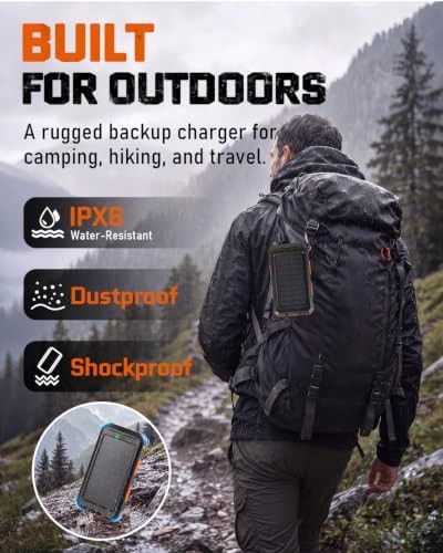 Solar power bank with fast charging — photo 5