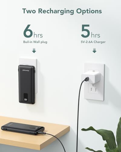 Travel battery with integrated ac wall plug — photo 5