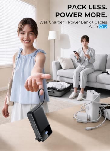 High capacity power bank with wall plug — photo 3