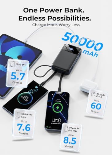 High capacity power bank with wall plug — photo 4