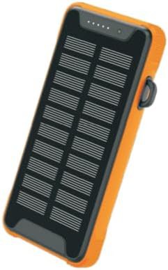 Solar camping power bank with integrated flashlight