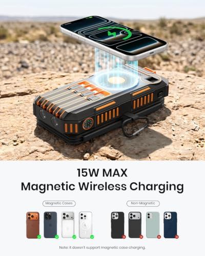 Solar Power Bank with Hand Crank — photo 4