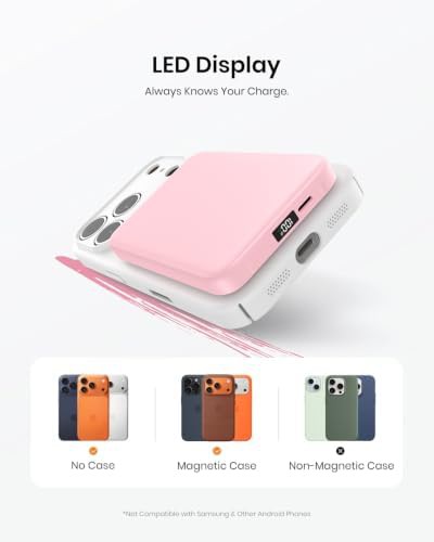 Magnetic ultra slim wireless portable charger — photo 5