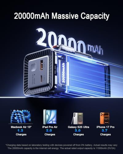 Slim 100W fast charging portable battery — photo 2