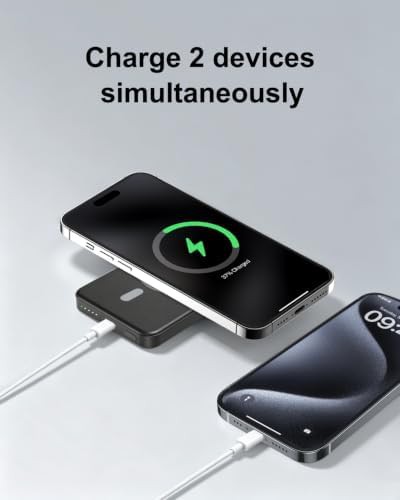 Ultra slim black magnetic wireless battery — photo 5