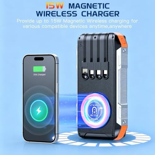 Solar magnetic wireless phone charger — photo 4