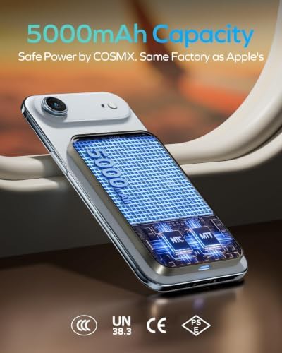 Slim magnetic travel battery pack 5000mAh — photo 5